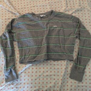 Vans cropped long sleeve top